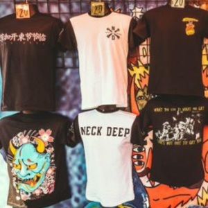 Neck deep tee shirt